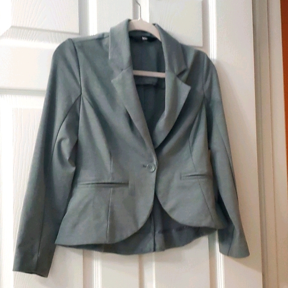 Grey soft blazer - Picture 1 of 4